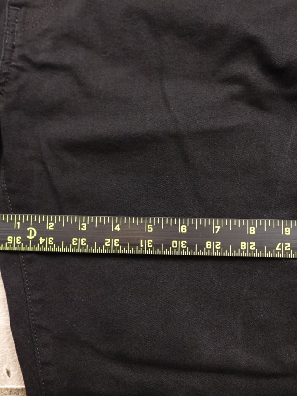 True Religion Jennie Curvy Mid Rise Skinny Jeans Women’s‎ 32 Black Stretch Raw - Picture 7 of 14